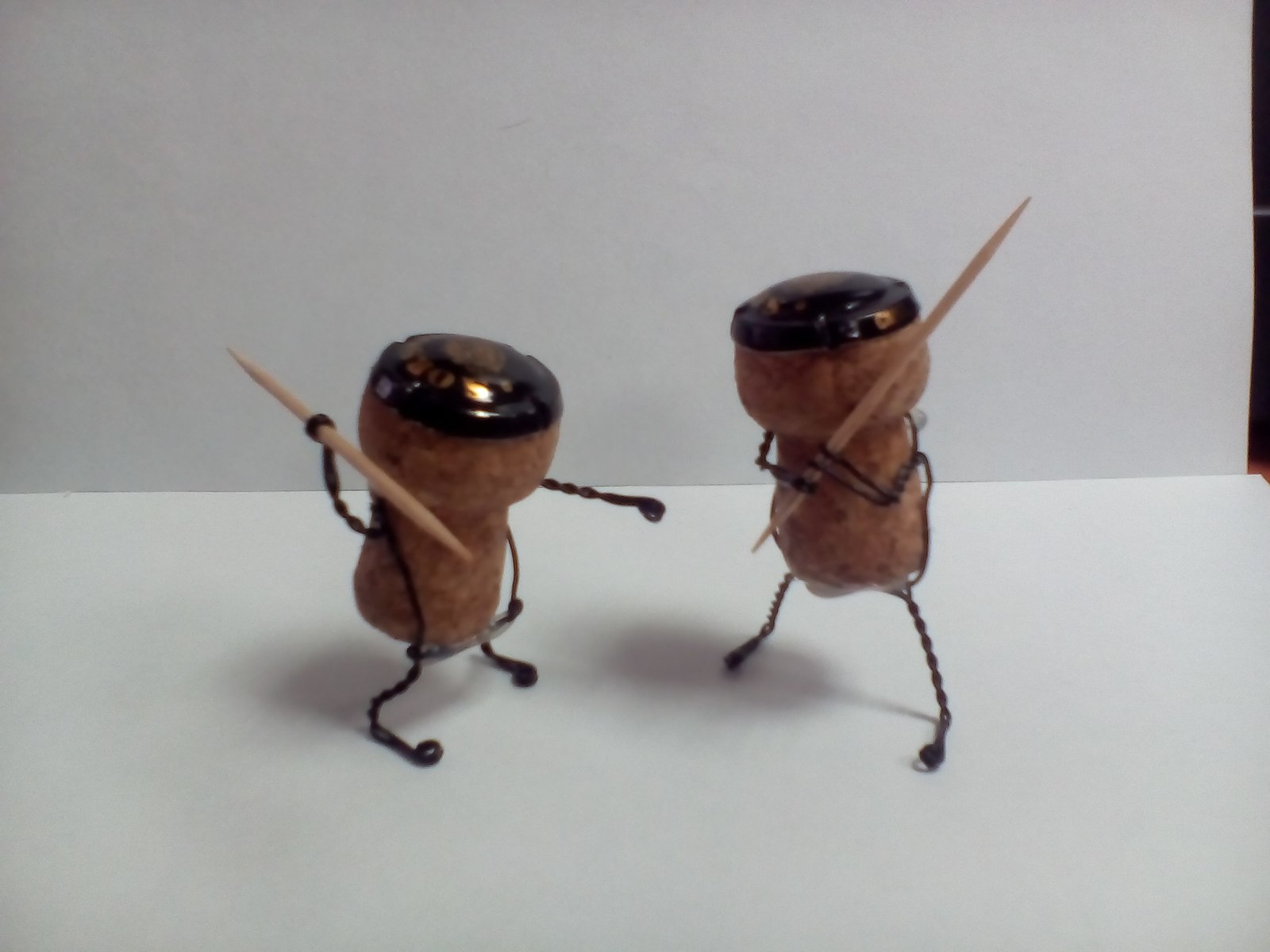 Champagne corks, toothpicks and your army is ready for battle - Army, Humor, Crafts, Longpost