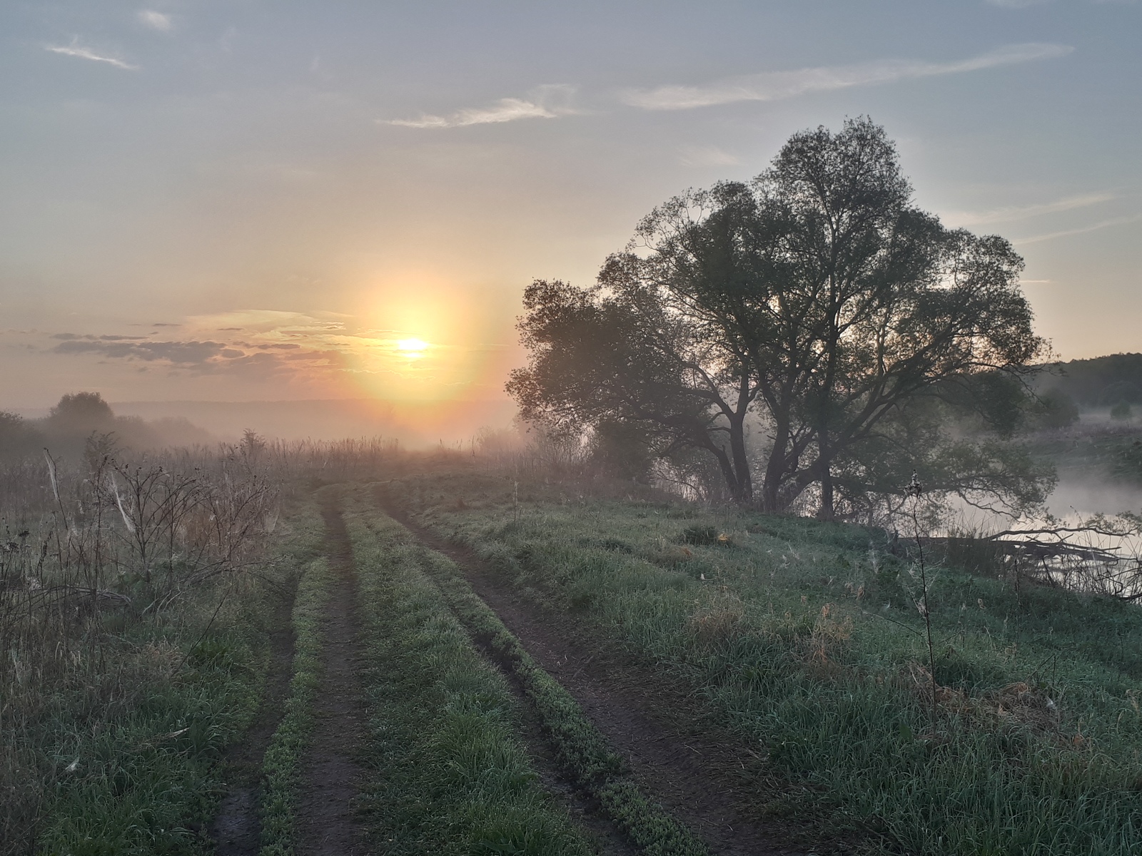 Рассвет на речке - Моё, Фотография, Утро, Рассвет