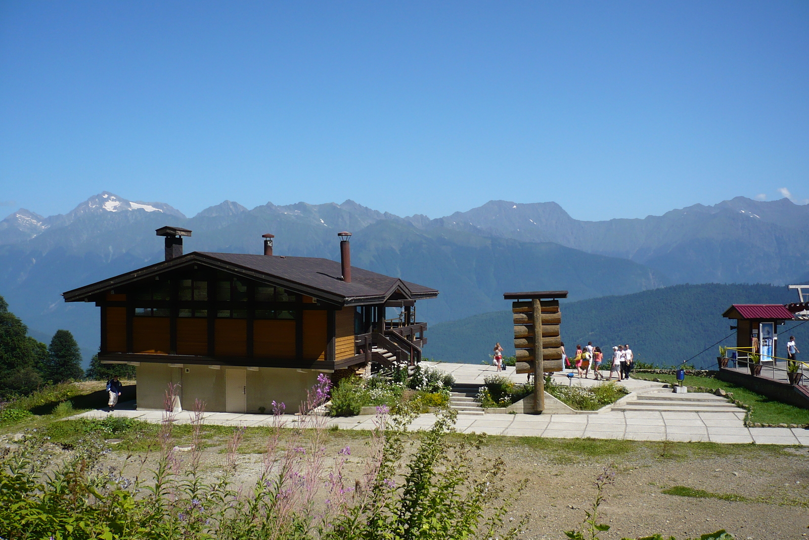 Restaurant Snowdrift. - Sochi, The photo, Alpika, The mountains, Caucasus, Landscape