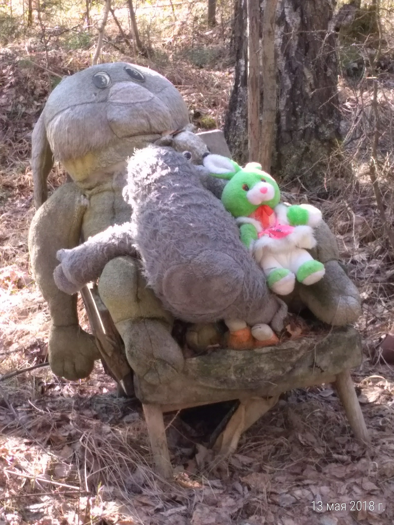 What for? - My, Forest, Oddities, Longpost, Soft toy, Toys, Kids toys, Dump, Fuck aesthetics