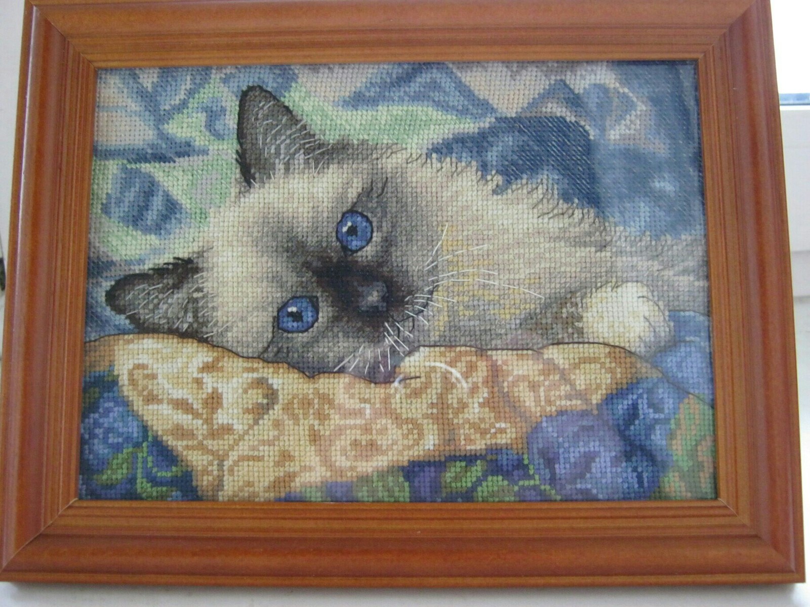 Cross-stitch. My works #1. Kittens. - My, Needlework without process, Needlework, Embroidery, Cross-stitch, Kittens, Longpost, cat