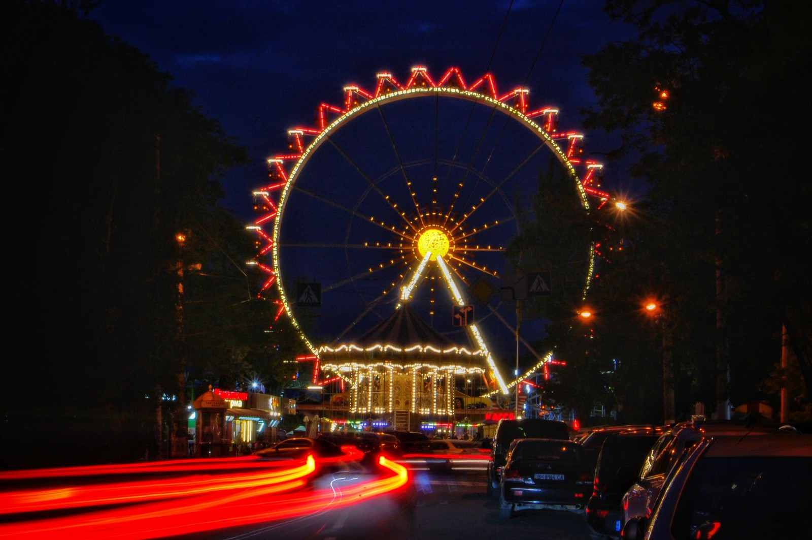 Long exposure magic - My, The photo, Night, I want criticism, Long exposure, Nikon