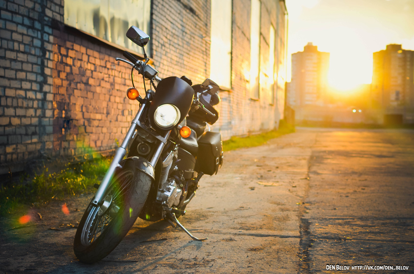 Motozakatnoe - My, Motorcycles, The photo, Moto, Sunset, Chopper, My