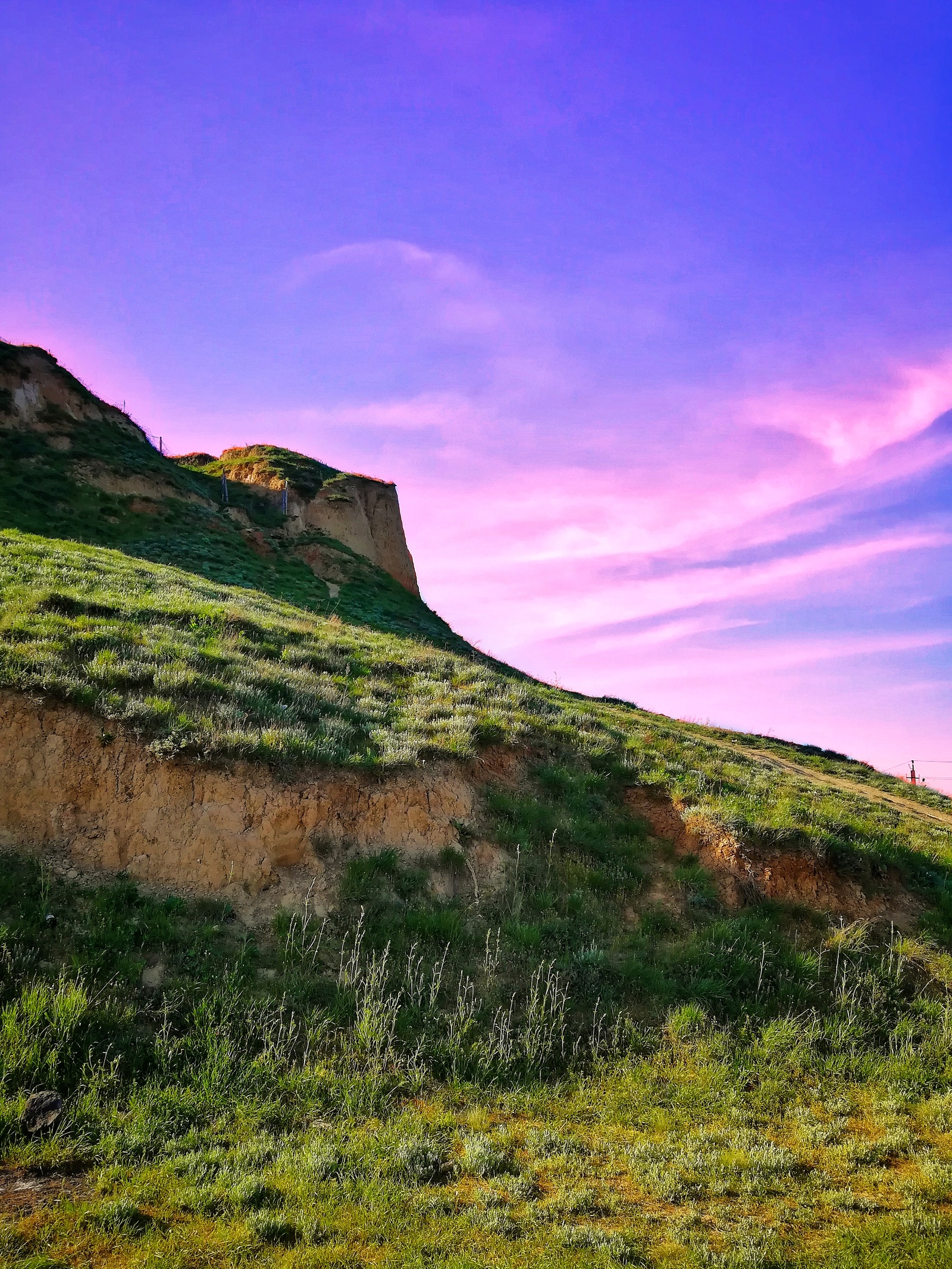 Purple Weekdays - My, The photo, Purple, Sky, Landscape, I want criticism, Nikon, Snapseed, Longpost