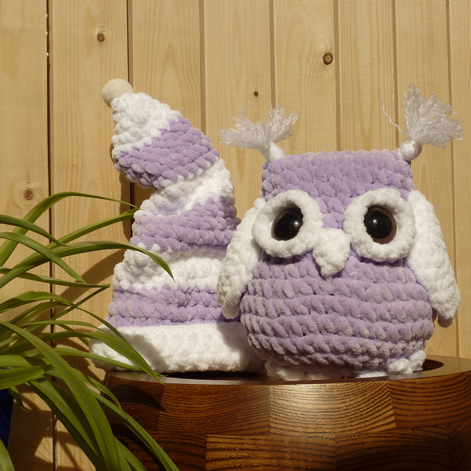 I want an owl! - My, Owl, Needleworkers give, Amigurumi, Needlework without process, Author's toy, Longpost