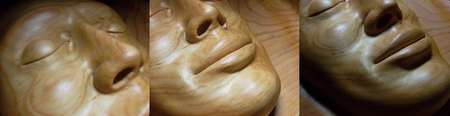 Panel made of wood - My, Wood carving, Panel, , Face, Sculpture, Longpost, 