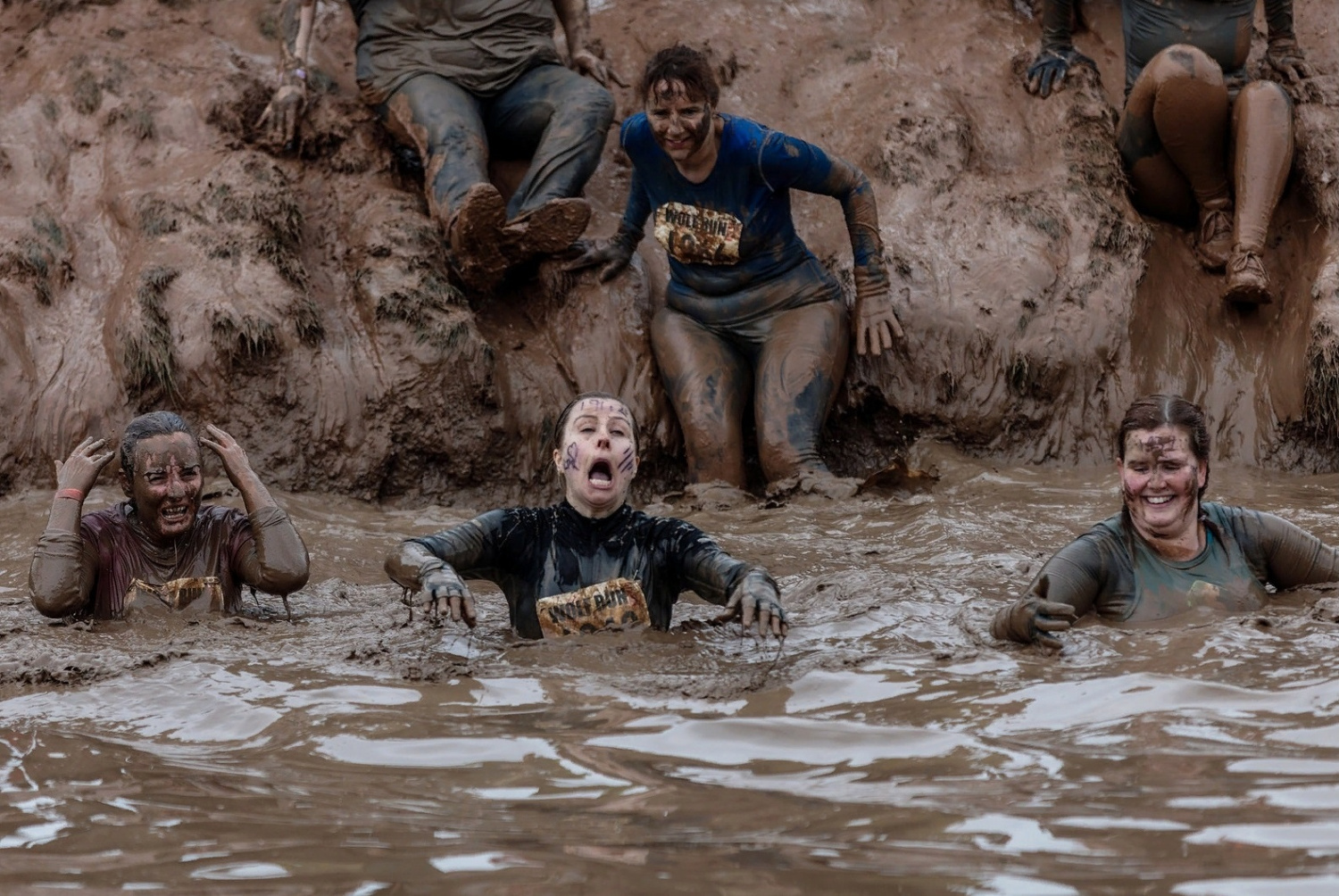 And at that moment, the nose itched - Competitions, Dirt, Girls, Sport, The photo