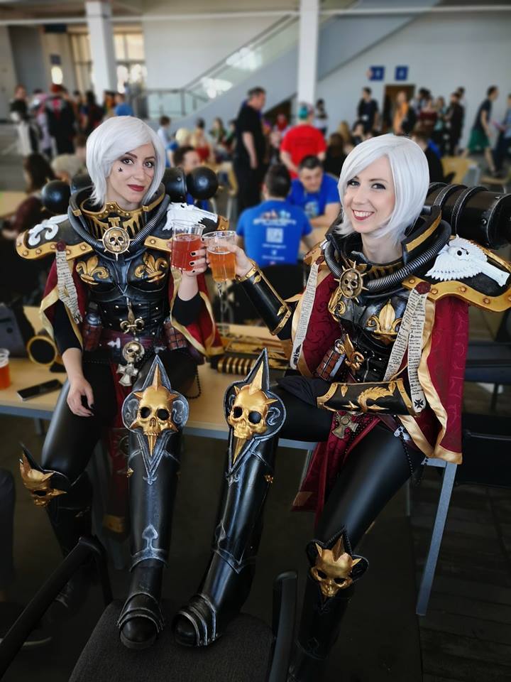 Little sisters - Warhammer 40k, Adepta Sororitas, Cosplay, Girls, Longpost