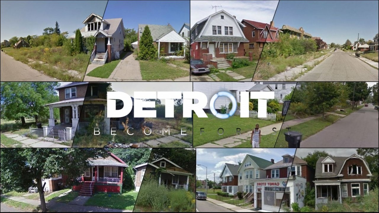 Detroit: Become Forest - My, Detroit: Become Human, Detroit, Abandoned