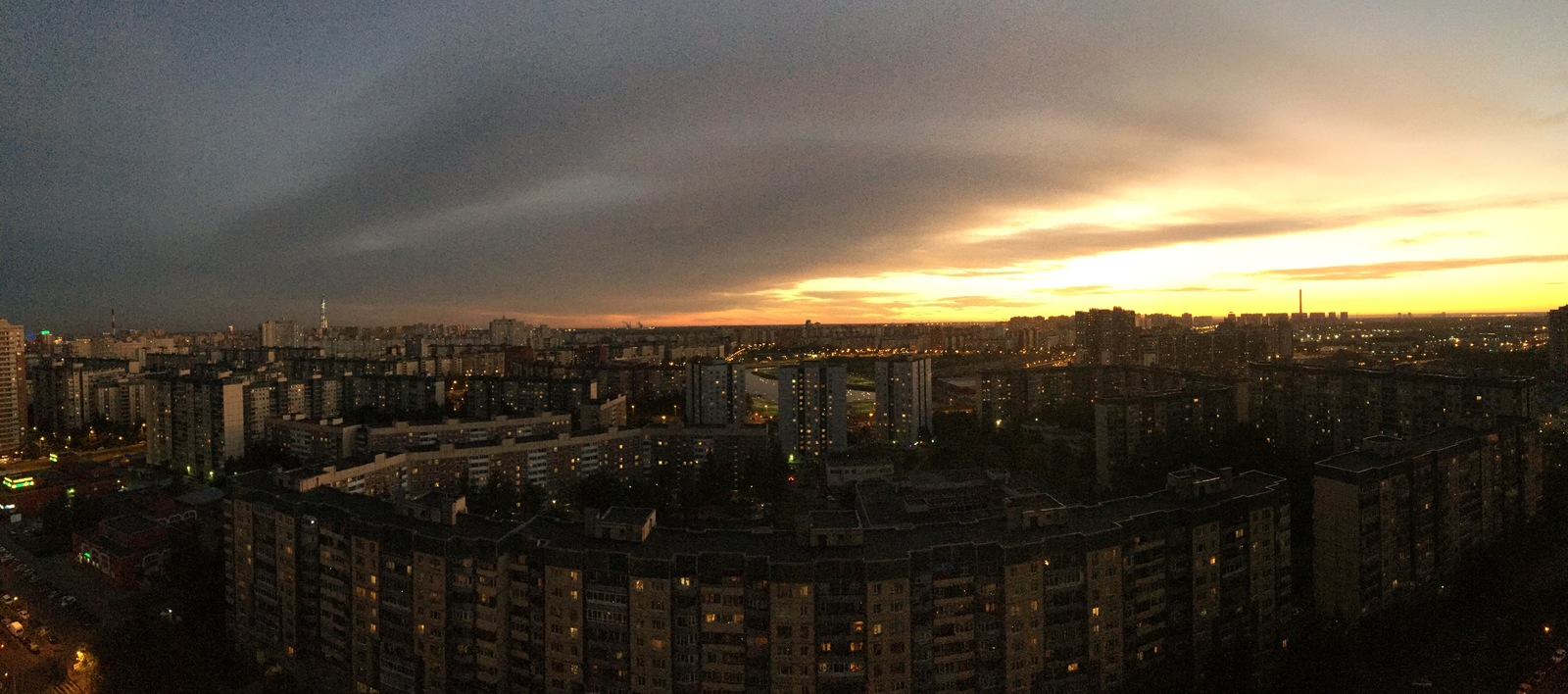 Evening Peter - My, Saint Petersburg, Evening, Sky