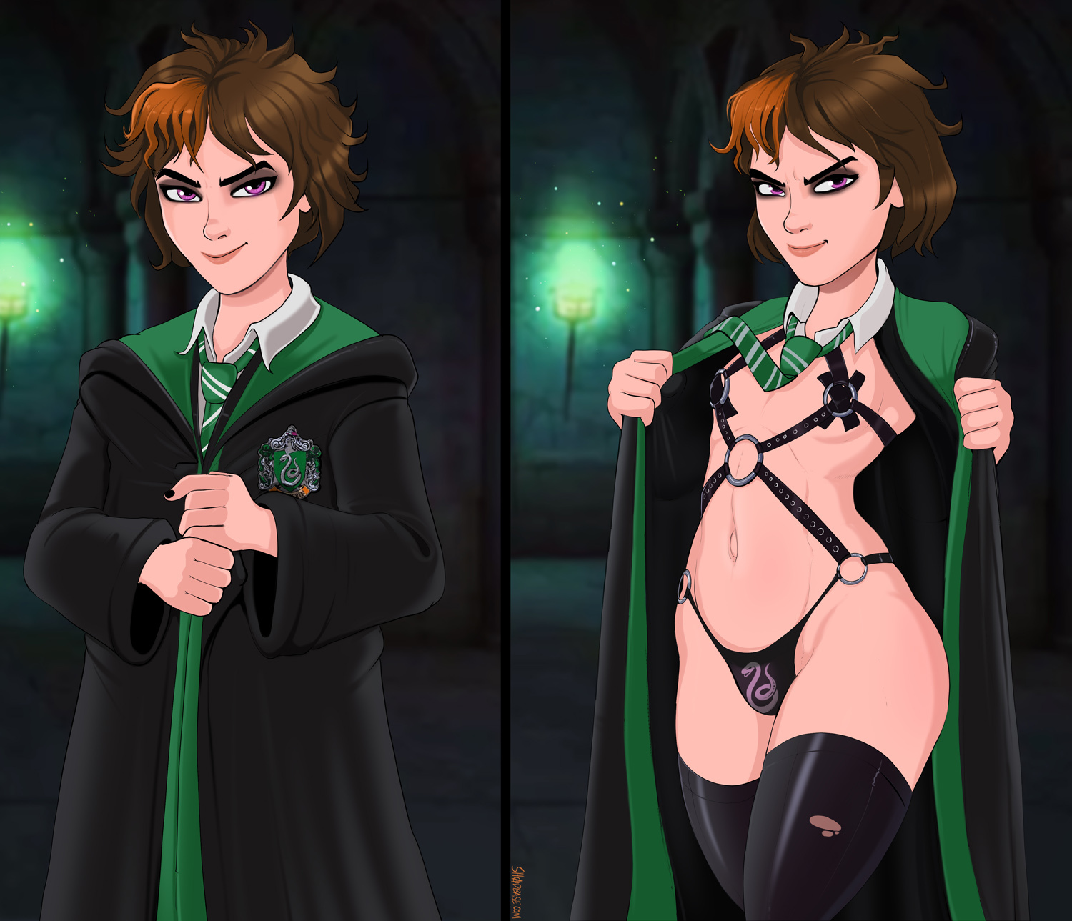 Merula Snyde
 - NSFW, Гарри Поттер, Shadman, Merula Snyde, Hogwarts Mystery, Игры, Арт, BDSM