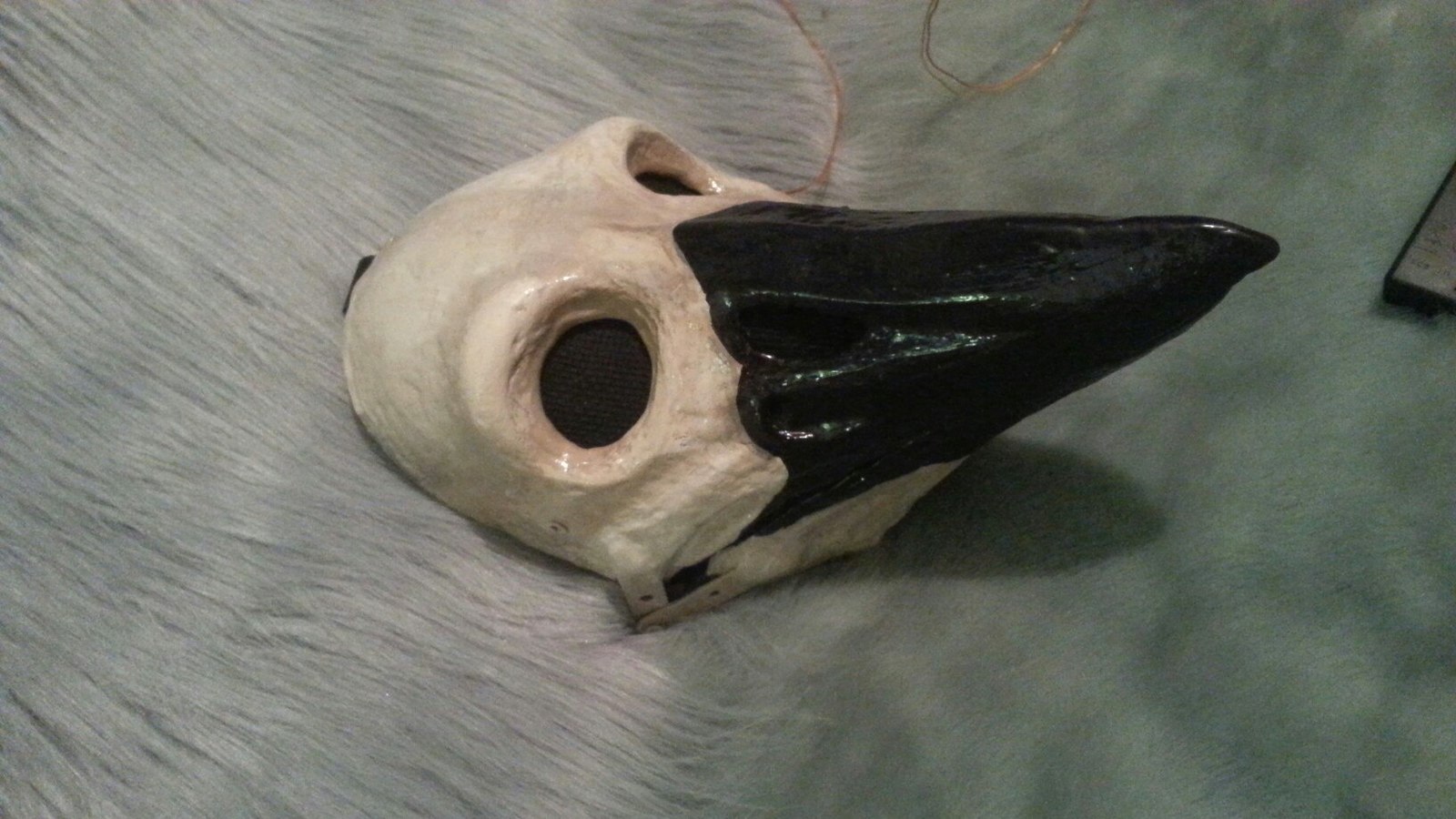 Crow skull Corvin - My, Fursjoot, Handmade, Longpost