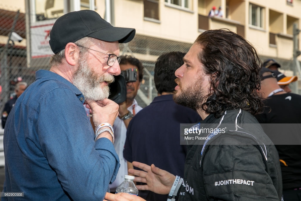 Keith, Nikolai and Liam in Formula 1 in Monaco - Game of Thrones, The photo, Longpost, Kit Harington, Nikolai Koster-Waldau, Liam Cunningham, Formula 1, Monaco