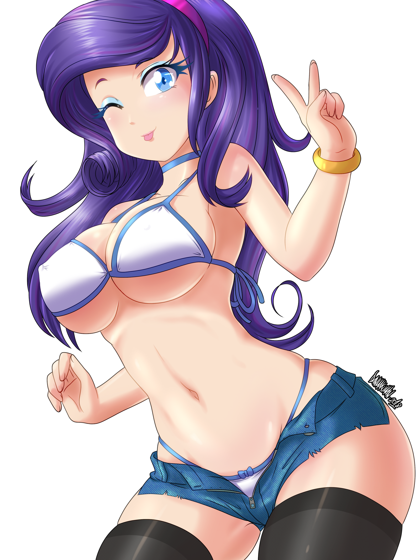 Rarity - NSFW, My little pony, Rarity, Humanization, Danmakuman, MLP Suggestive