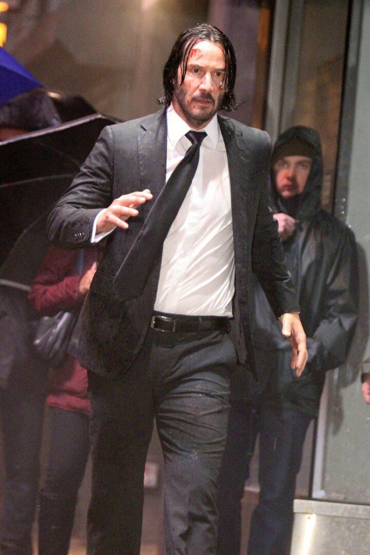 Keanu Reeves and Halle Berry in fresh photos from the set of John Wick 3: Parabellum - Keanu Reeves, Movies, Halle Berry, John Wick, Longpost