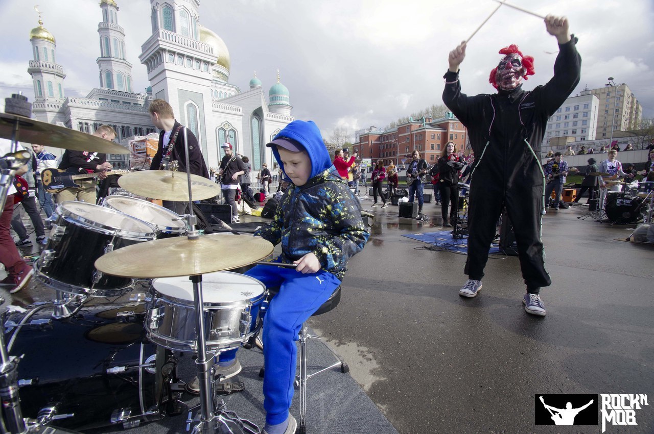 A rock flashmob in honor of 30 Seconds to Mars took place in Moscow - Moscow, Flash mob, , 30 seconds to mars, Video, Rock, Music, Longpost