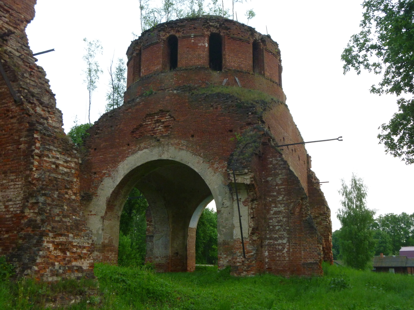 Remains of the church - My, Longpost, , Ruins, Kaluga region, Church, Ruin