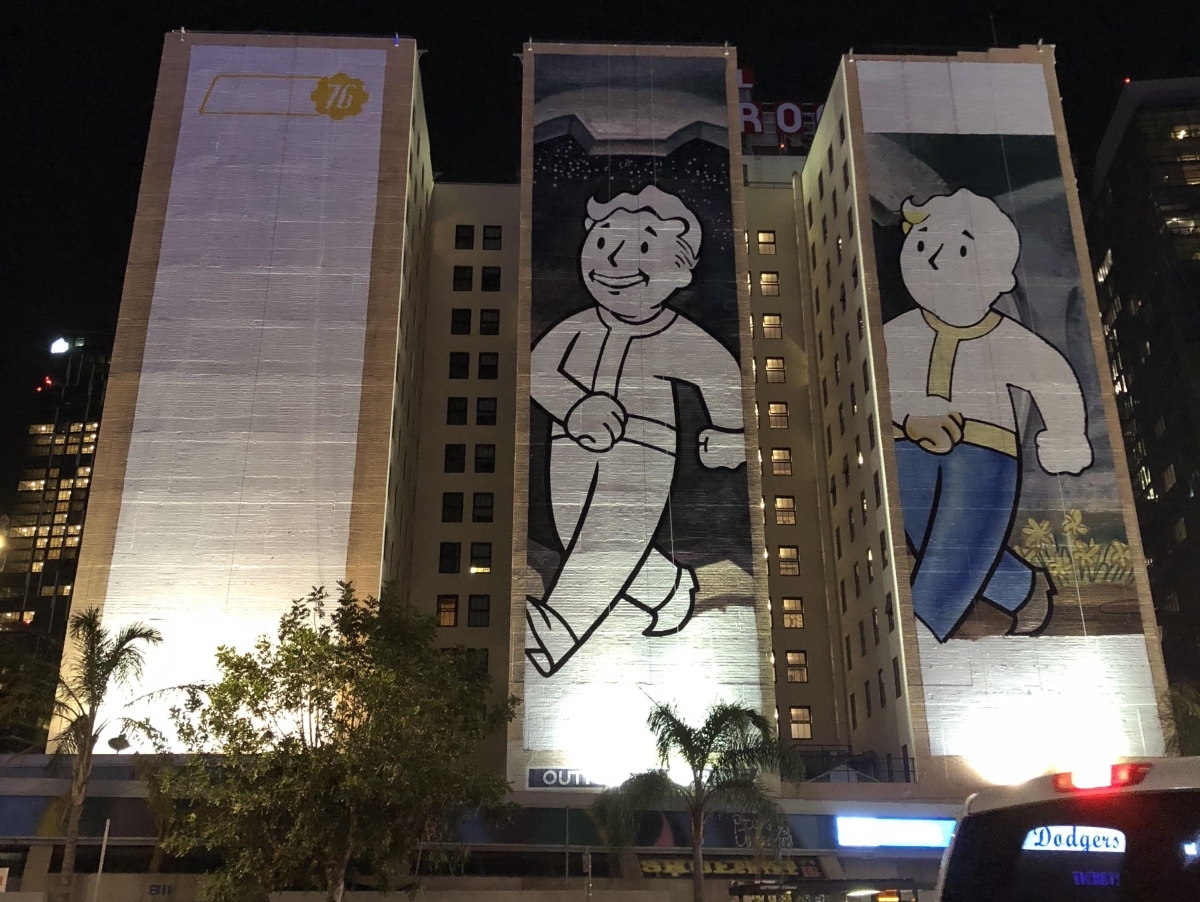 Fallout 76 takes over LA's most popular ad space - Fallout 76, Advertising, , Game world news, Games, Computer games, Video, Longpost