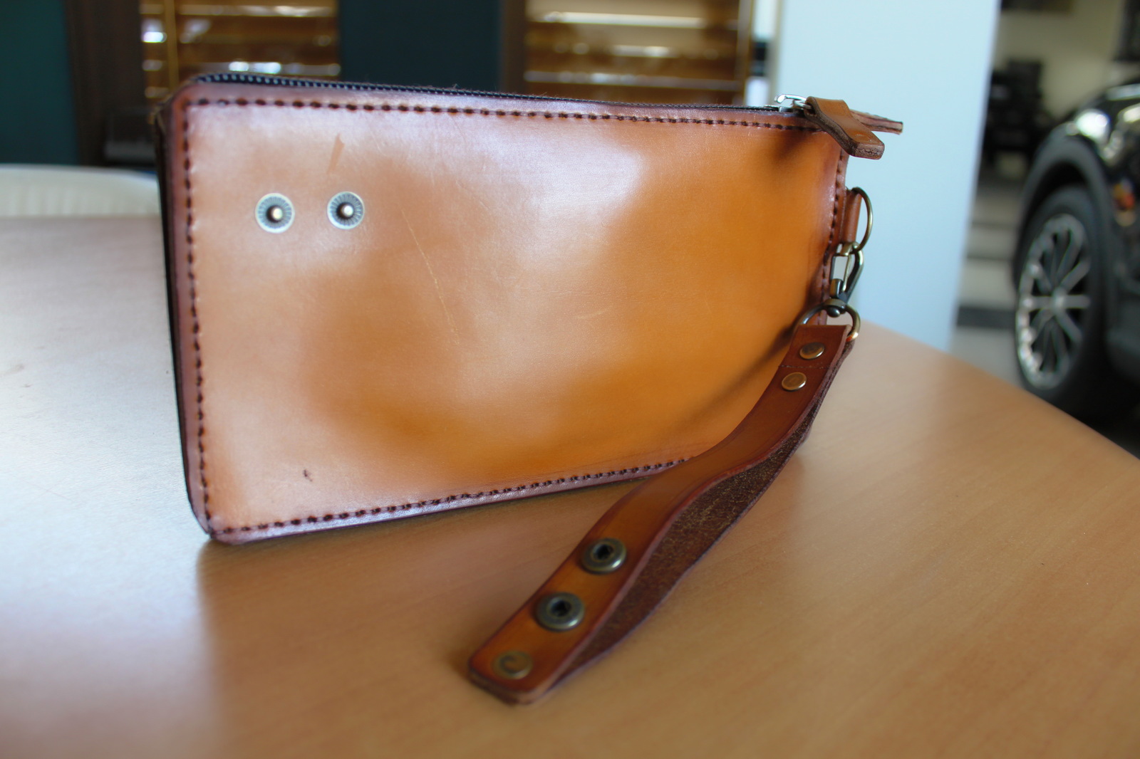 Clutch or. - My, Leather craft, Rukozhop, Lockeray, Longpost