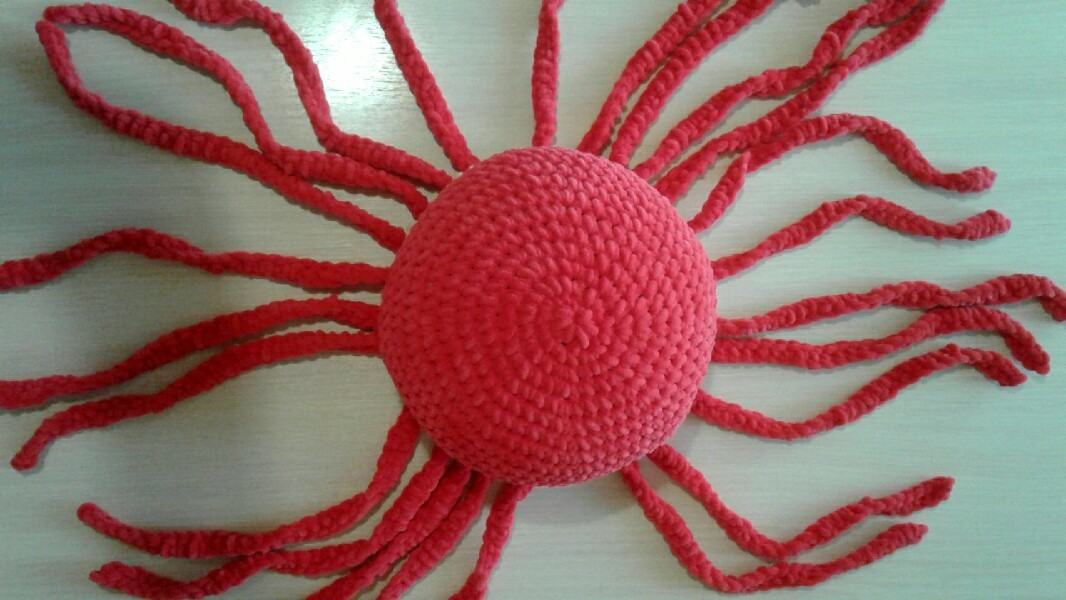 I promise this is the last one - My, Amigurumi, Needlework without process, Jellyfish, Longpost