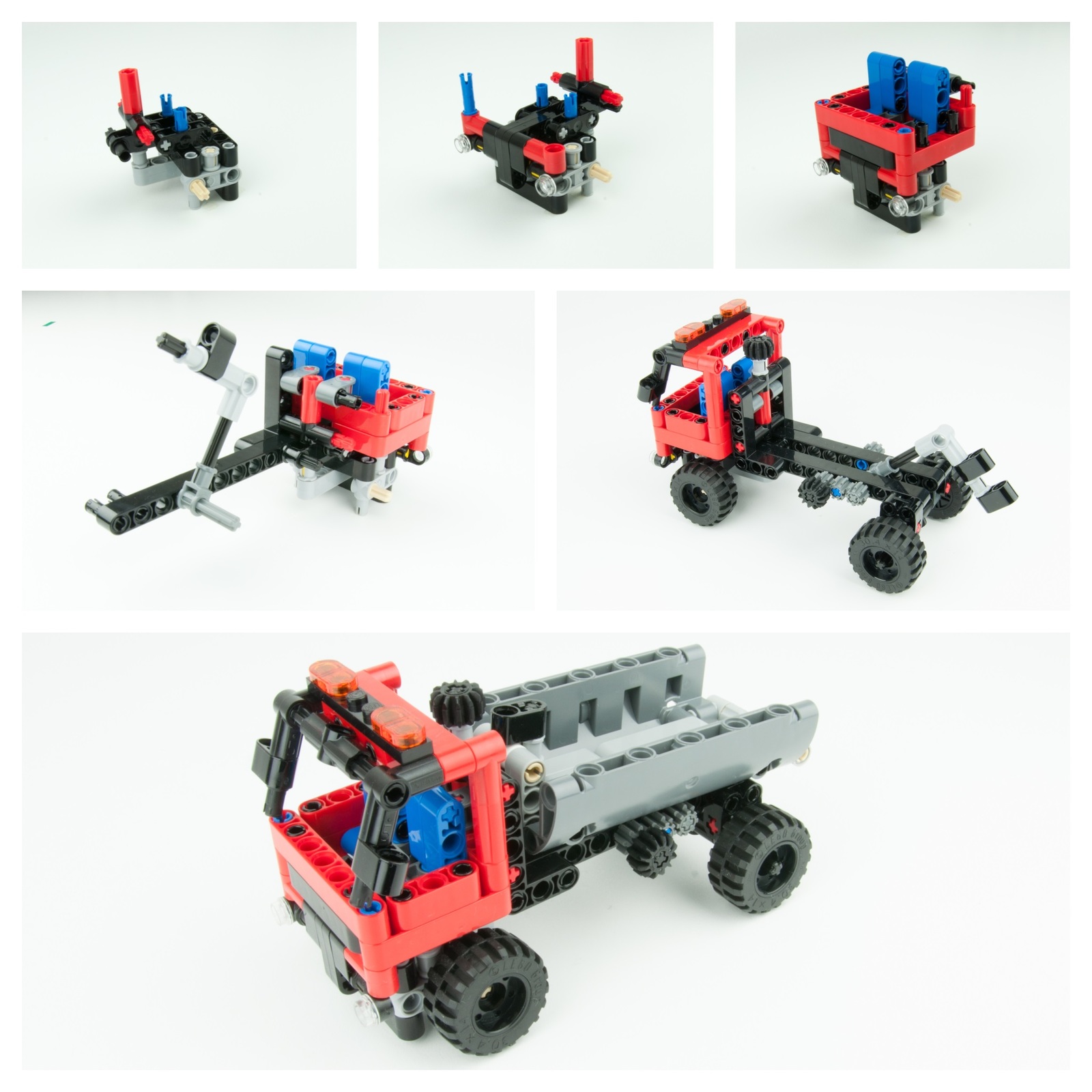 ЛЕГО Техник 42084 Погрузчик (Hook Loader) - стоп моушн сборка - Моё, LEGO, LEGO technic, Обзор лего, Конструктор, Хобби, Длиннопост