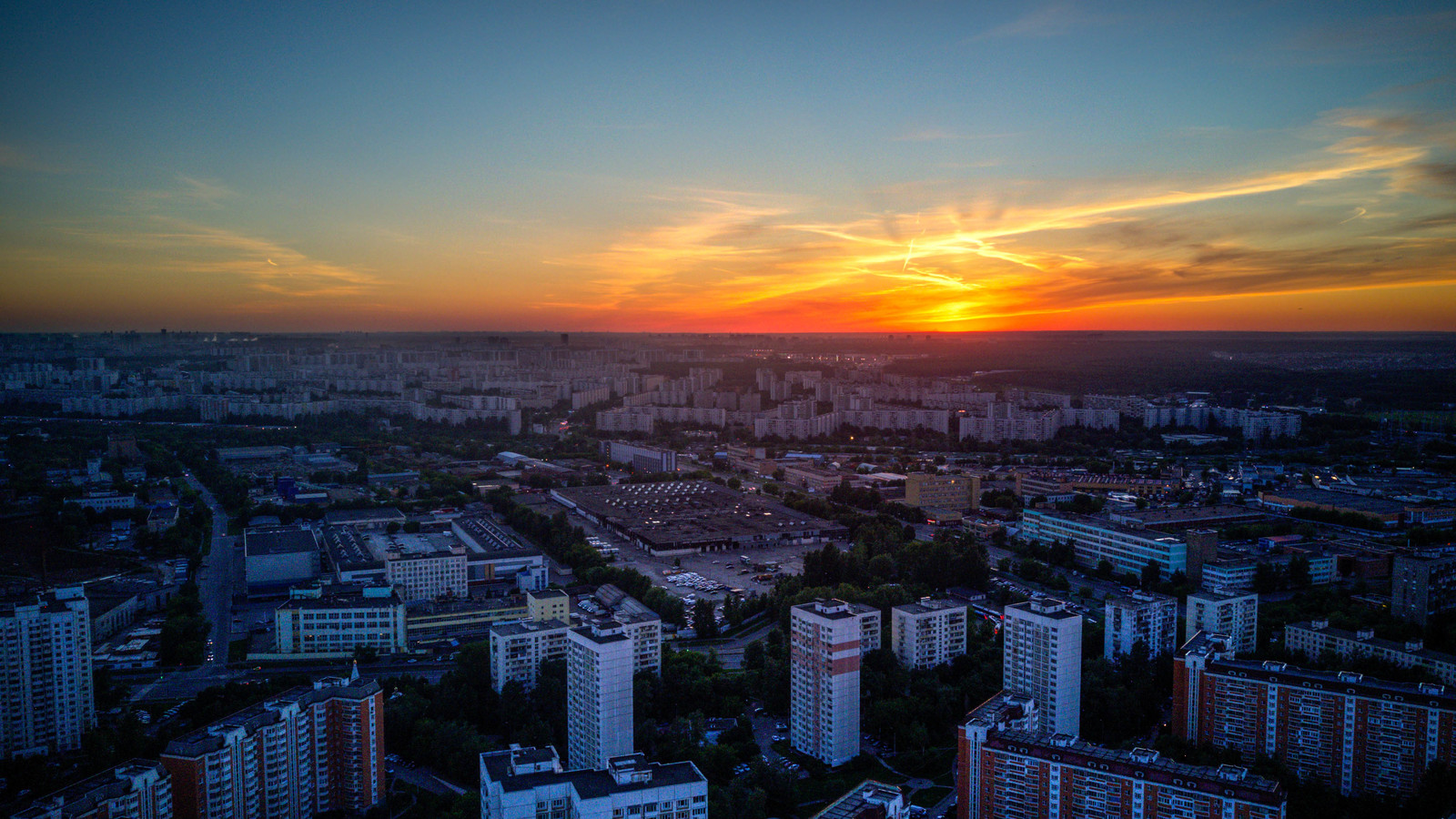 Нравятся мне закаты - Моё, Начинающий фотограф, Закат, Фотография, Квадрокоптер, Photoshop, Длиннопост