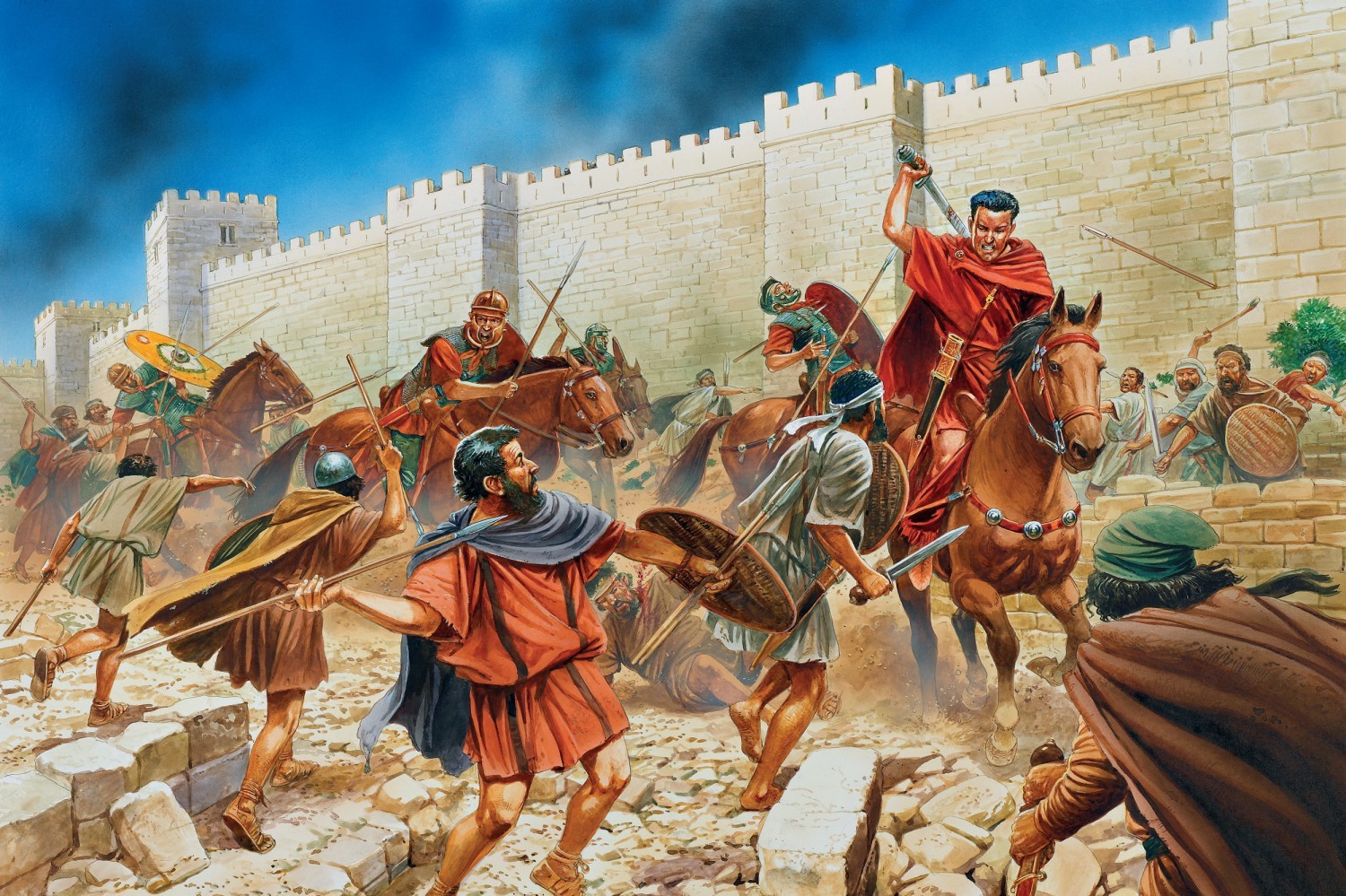 Осада Иерусалима римлянами. Самая жестокая битва в истории города. | Пикабу
