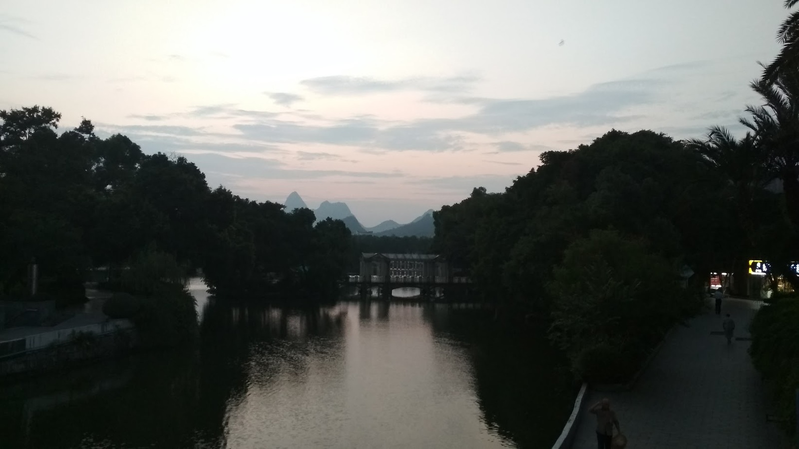 South China in 3 weeks (Guilin) - My, China, Guilin, Travels, Longpost, Landscape, The park, Sunset