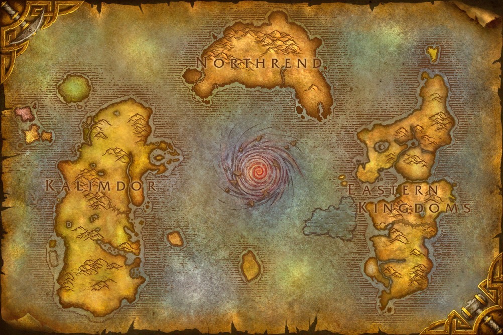 Cartography of Azeroth: Nostalgia - Entertaining cartography, World of warcraft, Nostalgia, Longpost, Blizzard