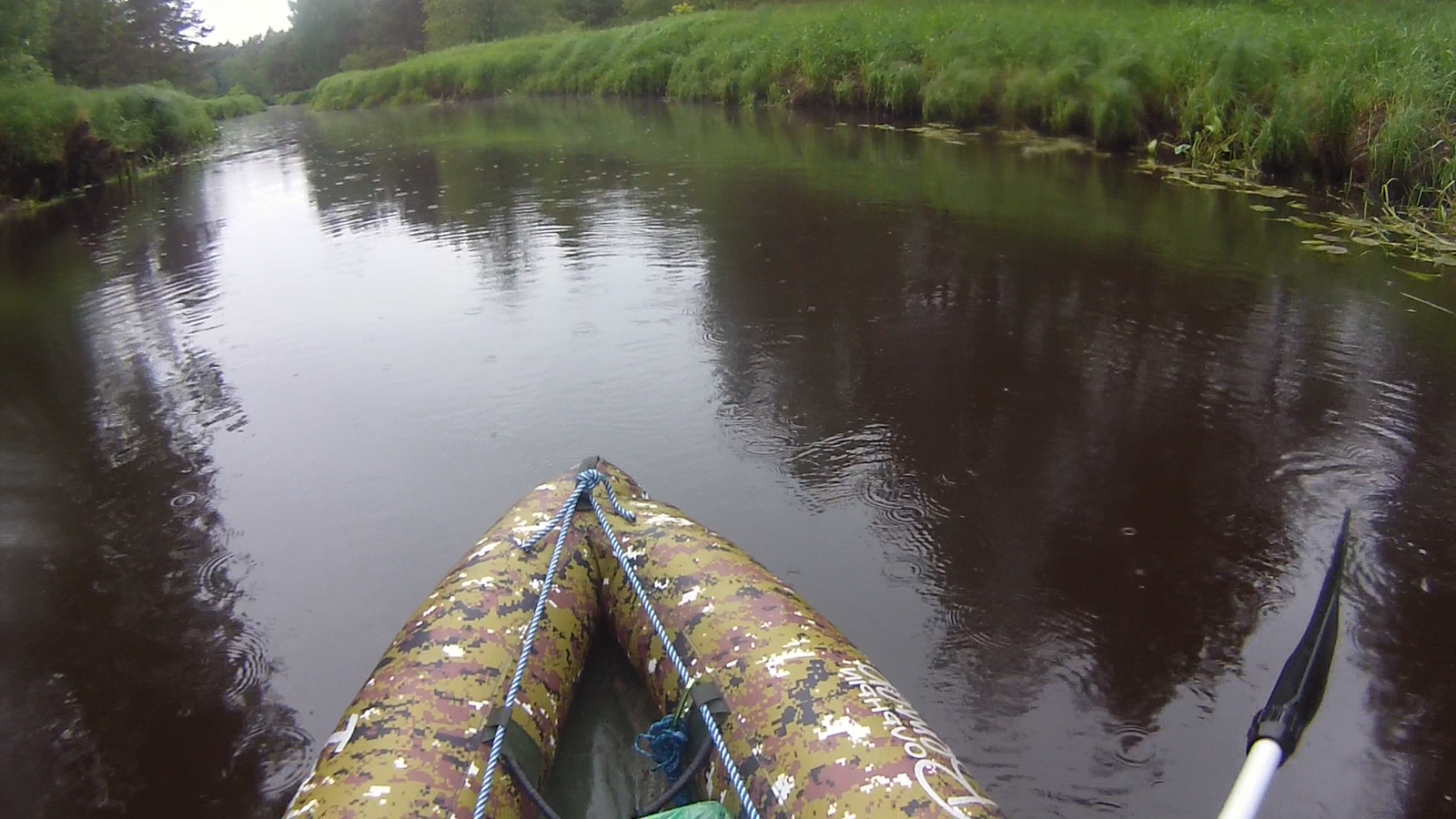 Rafting in the Moscow region Nerskaya river - My, Alloy, Hike, PVD, Relaxation, Longpost, GIF