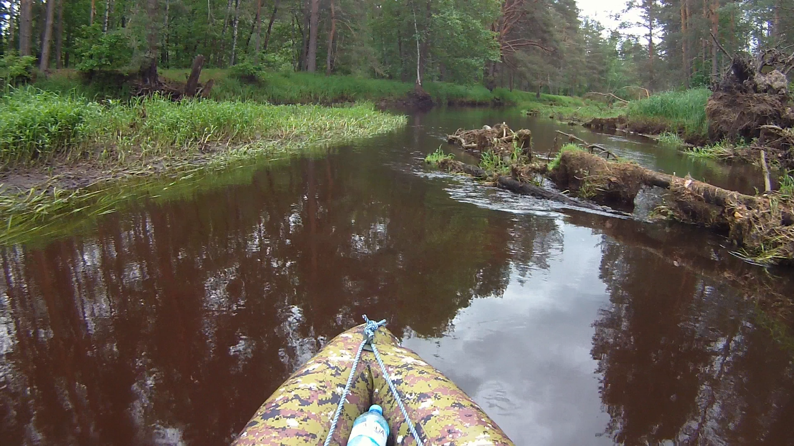 Rafting in the Moscow region Nerskaya river - My, Alloy, Hike, PVD, Relaxation, Longpost, GIF