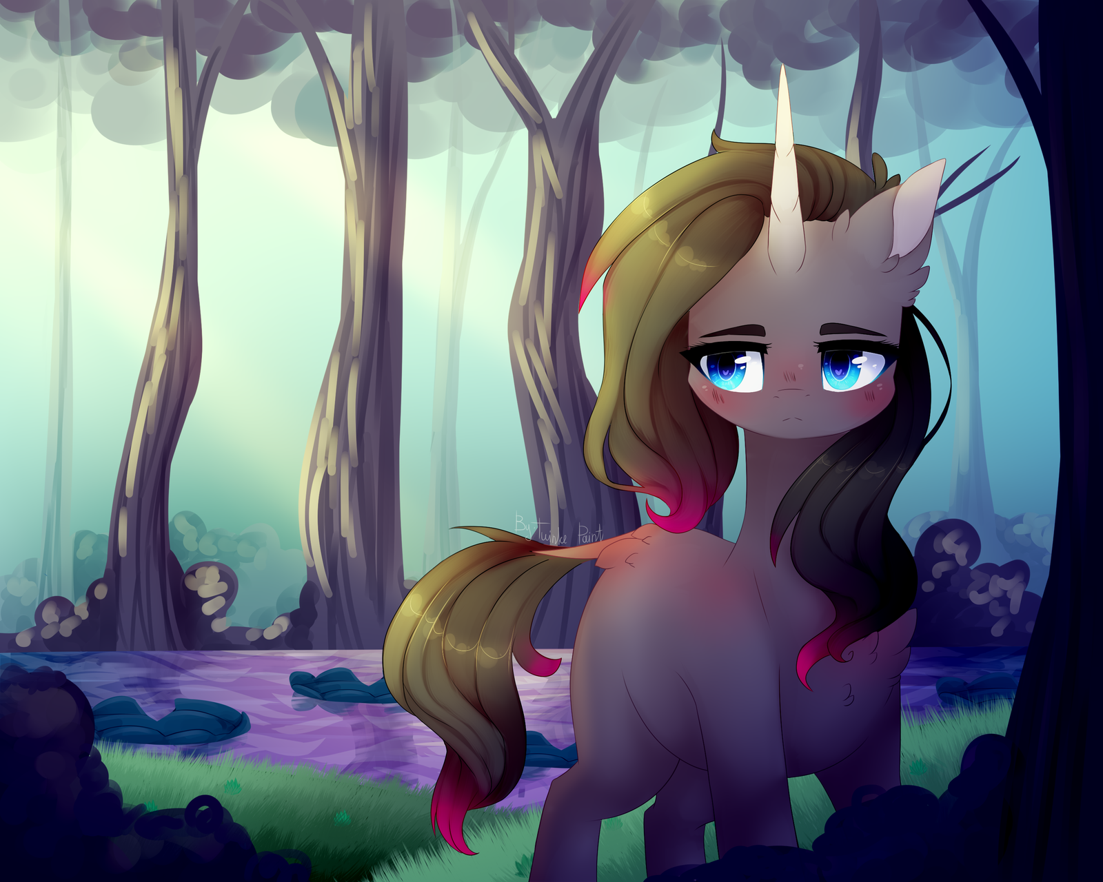 Oleander in the Woodland - My Little Pony, PonyArt, Thems Fightin Herds, Oleander, Oleander (tfh)