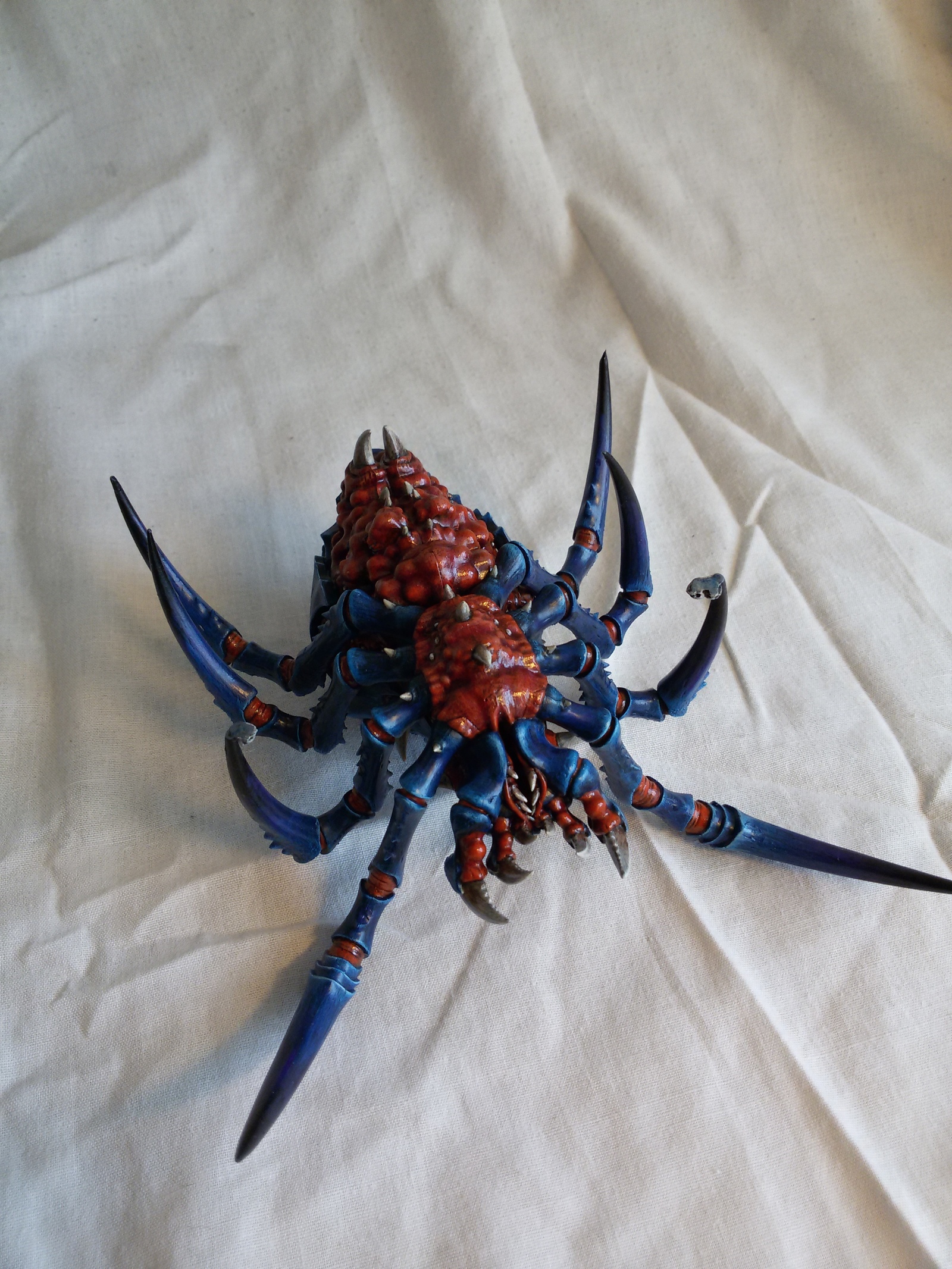 Arachnarok Spider [Warhammer Fantasy Battles] - Моё, Warhammer Fantasy Battles, Миниатюра, Покраска миниатюр, Рукоделие без процесса, Длиннопост