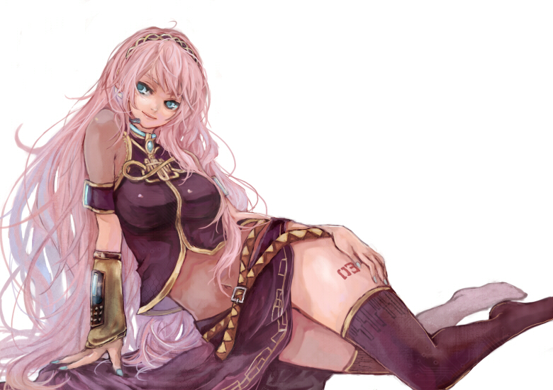 Pisuke - , Anime art, Longpost, Megurine luka, Black rock shooter, Dead Master, Beyond the clouds, Vocaloid