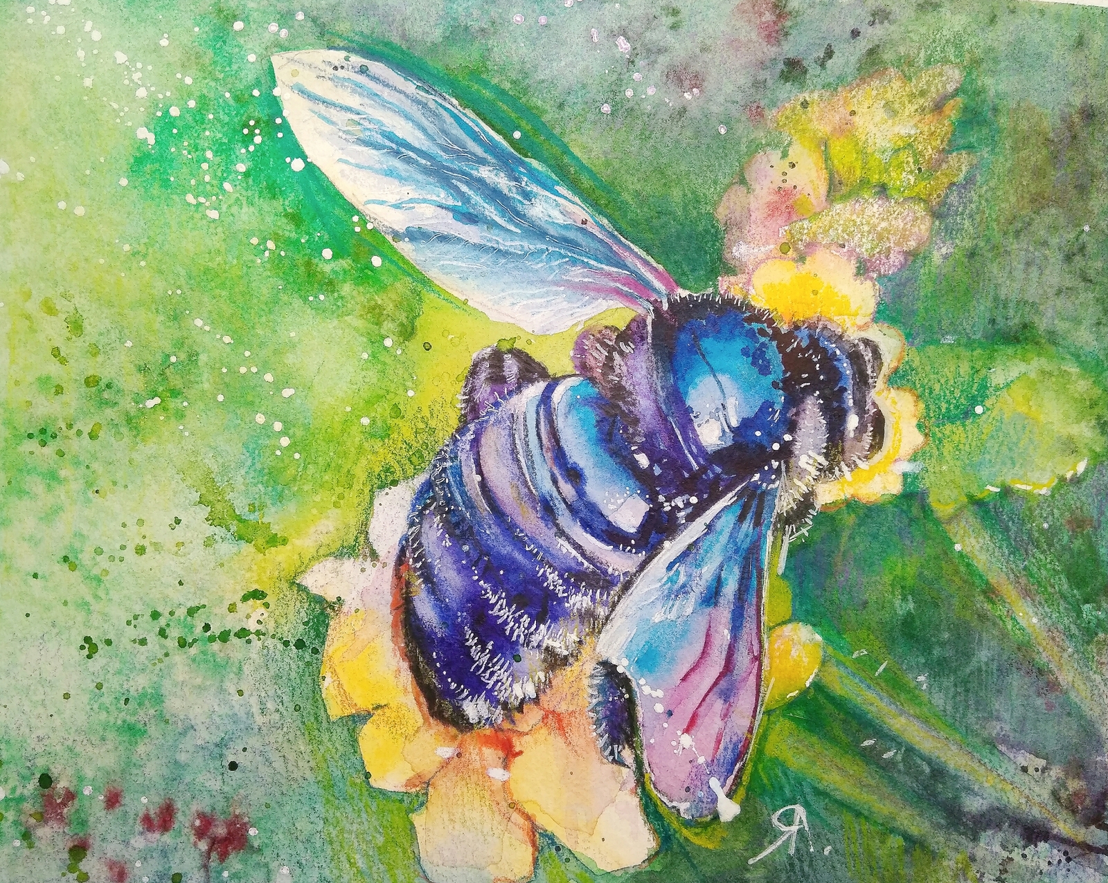 Bee - My, Bees, Insects, Marker, Drawing, Graphics, Sketch, Sketchbook