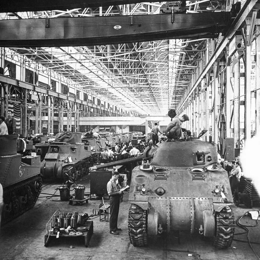 World War II factories in photographs - The Second World War, , , Longpost