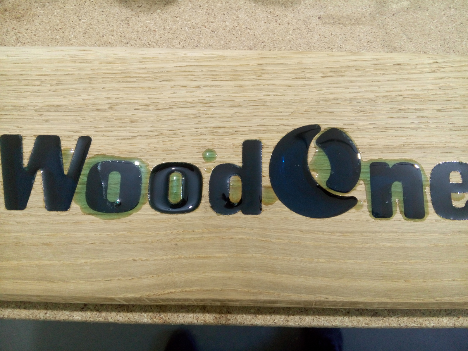 Epoxy and wood - the first experiment - My, Longpost, Epoxy resin, CNC machine, CNC, Wood and resin, Video