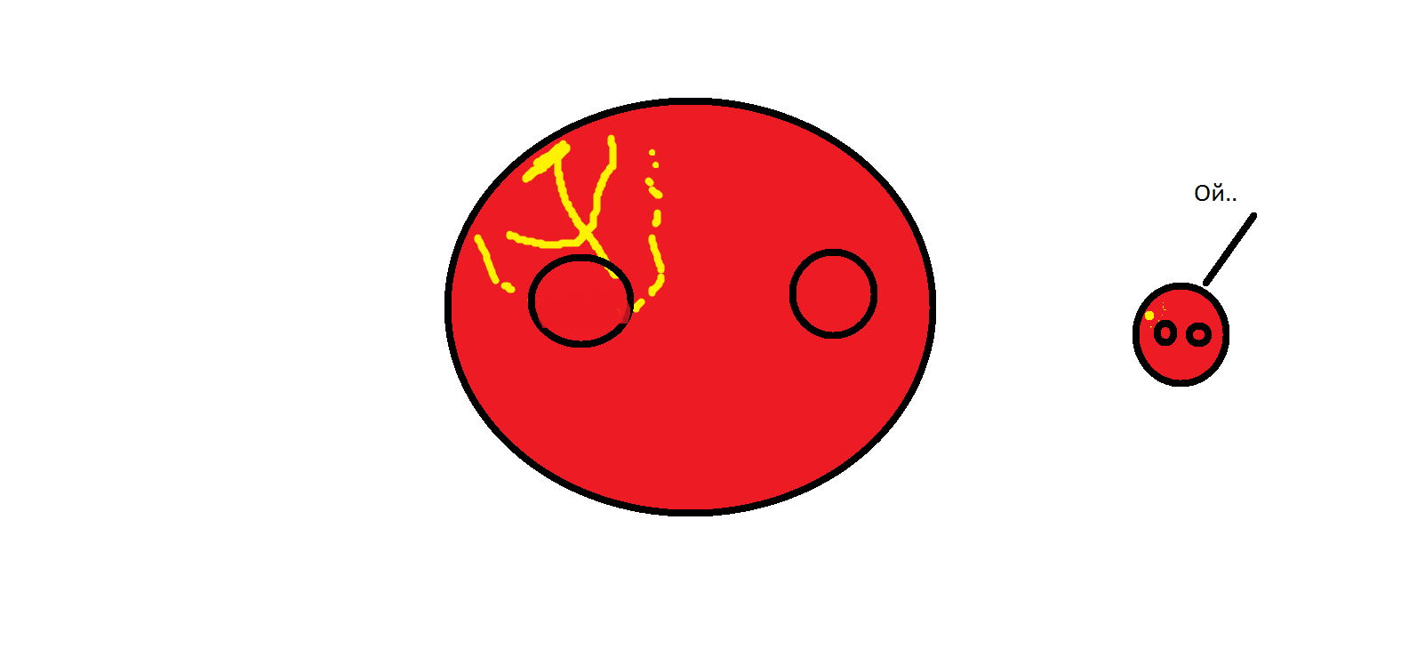 Russia and China - My, Countryballs, China, Russia, the USSR, Do not minus