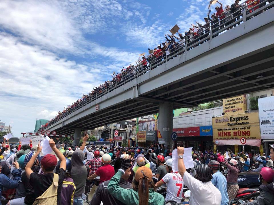 Protest demonstrations in Vietnam. - My, Vietnam, Protest actions, Longpost