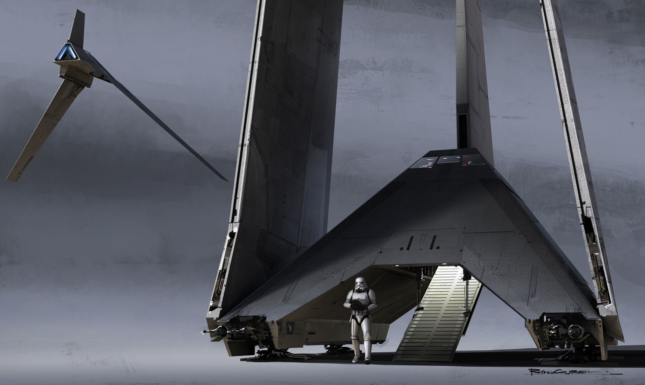 Star Wars technology: shuttles. - My, Star Wars, Fantasy, Technics, Spaceship, Longpost