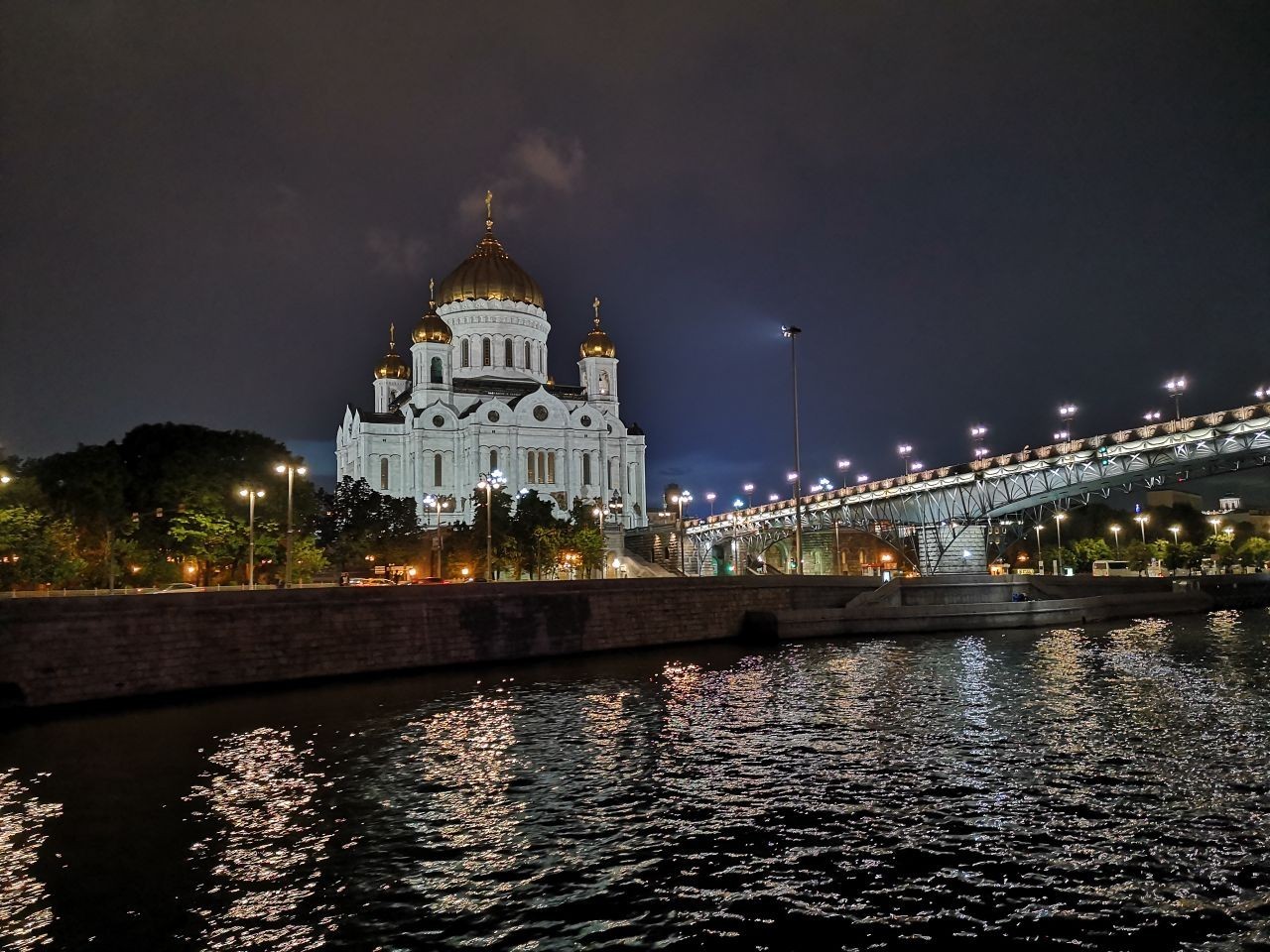 По Москве реке ч.2 - Моё, Теплоход, Москва-Река, Прогулка, Ночь, Мобильная фотография, Длиннопост