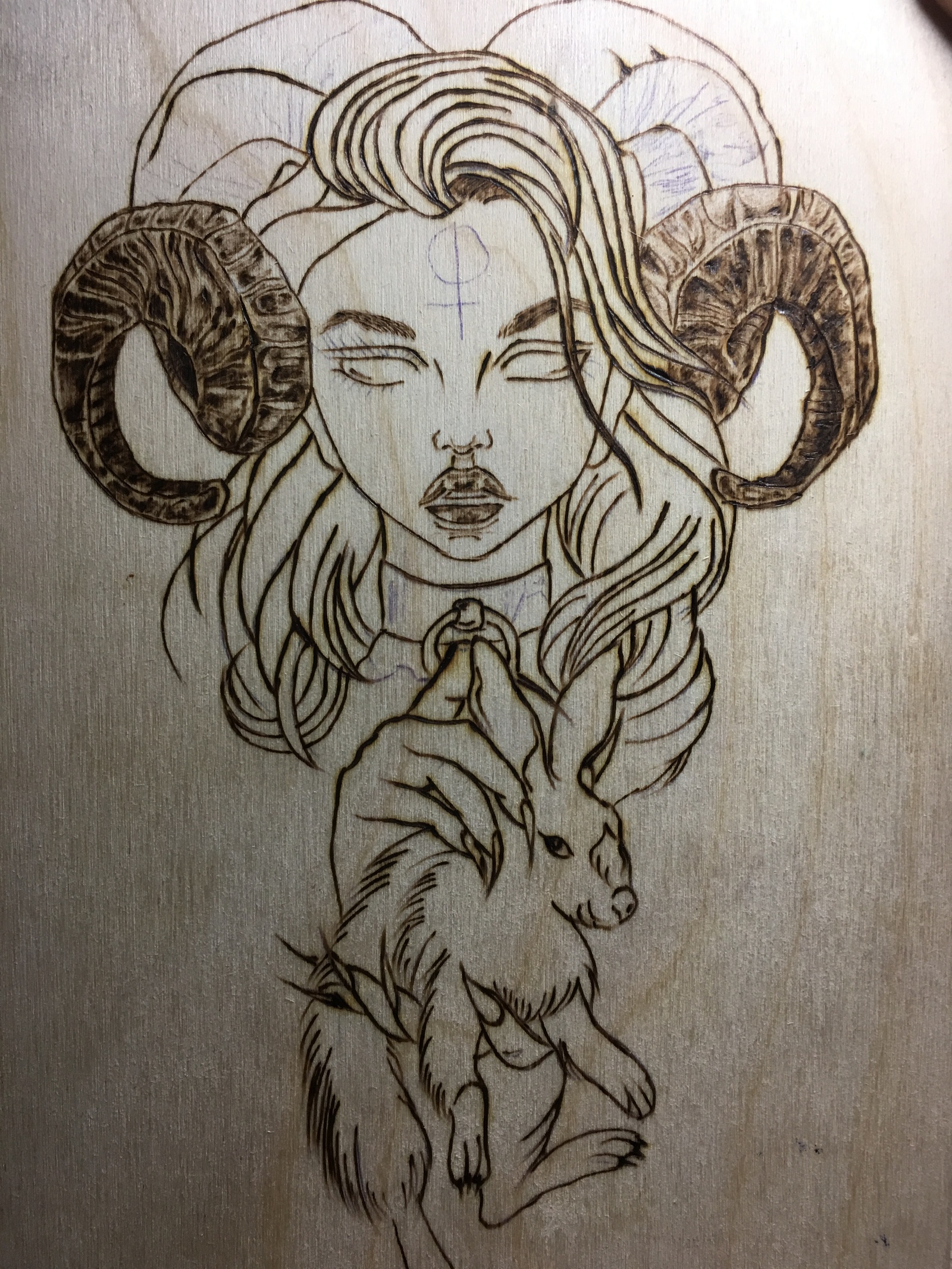 Witch - My, Pyrography, Needlework with process, Longpost, With your own hands, Needlework