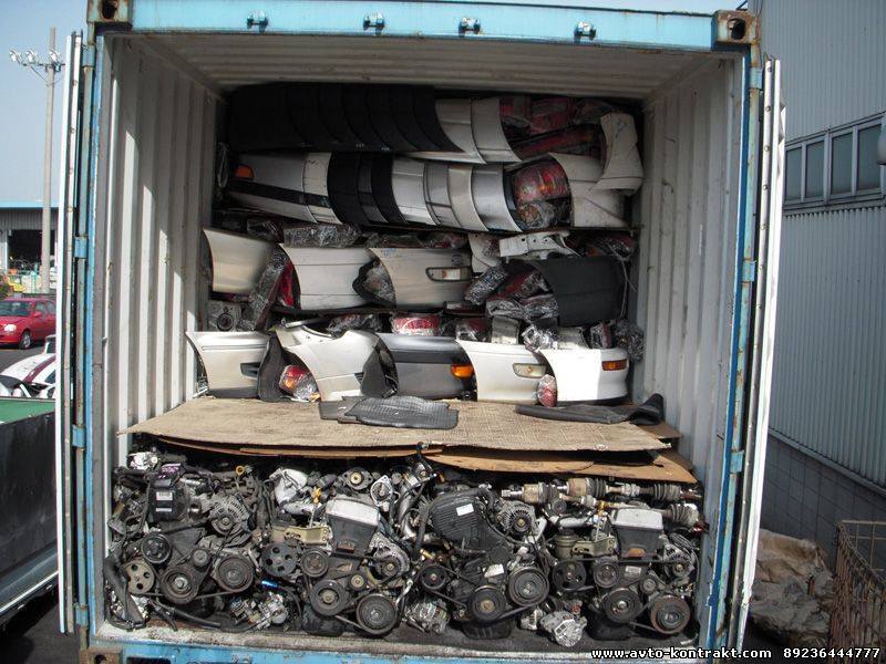 A good example of how spare parts for cars arrive in containers - Auto, Spare parts, Container, Longpost