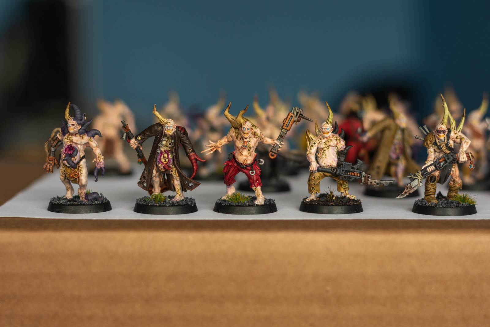 Some smiles - My, Wh miniatures, Warhammer 40k, Poxwalkers