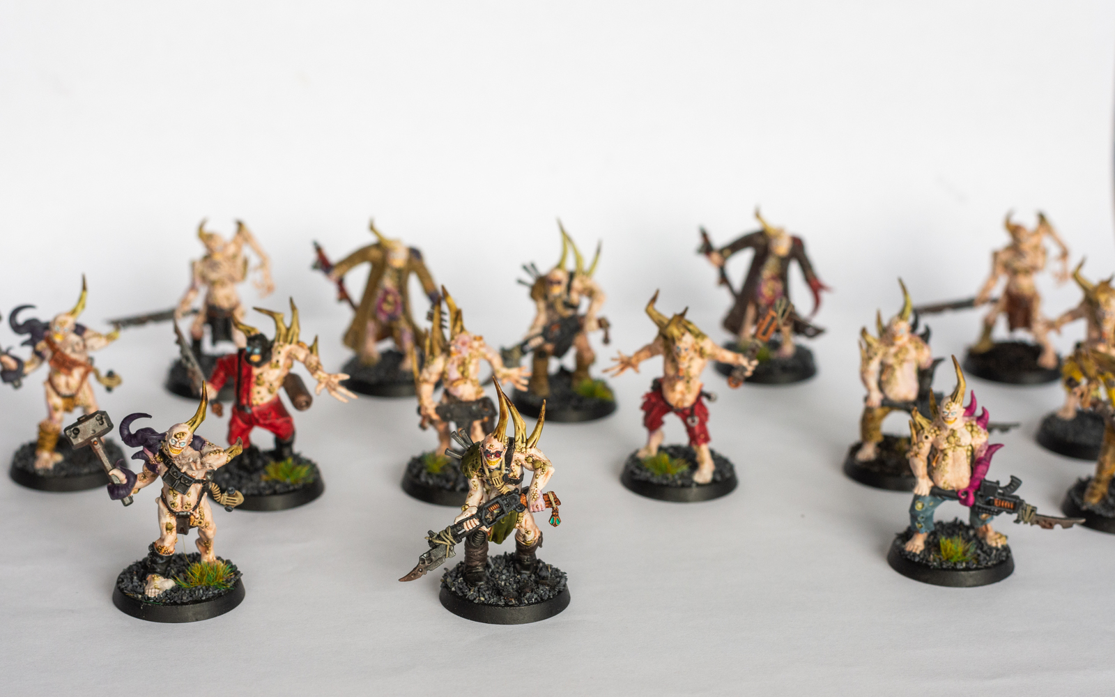 Some smiles - My, Wh miniatures, Warhammer 40k, Poxwalkers