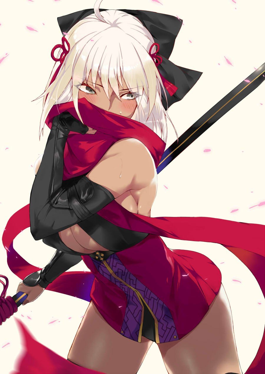 Anime Art - Anime art, Fate grand order, Anime, Majin Saber, Okita Souji Alter