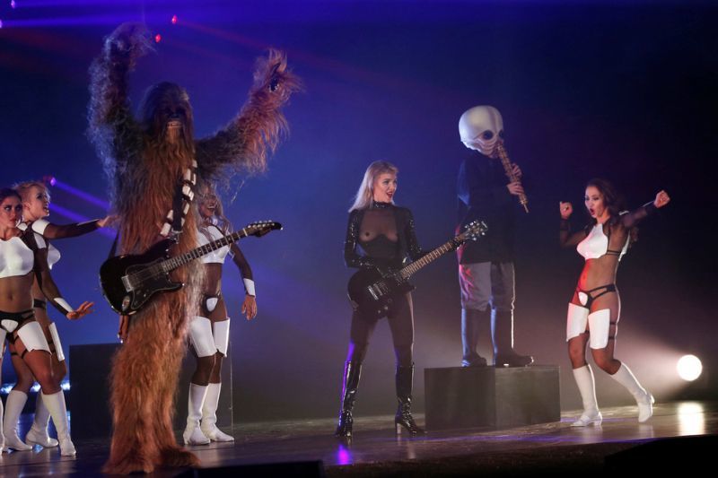 Spectacular striptease show for Star Wars fans - NSFW, The photo, Show, Striptease, , Star Wars, Spectacle, 18+, Longpost