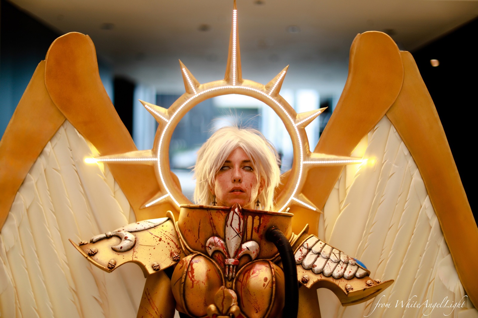 Cosplay Saint Celestine from Warhammer 40,000 - My, Cosplay, Starcon, Warhammer 40k, Warhammer, Saint Celestine, GIF, Longpost