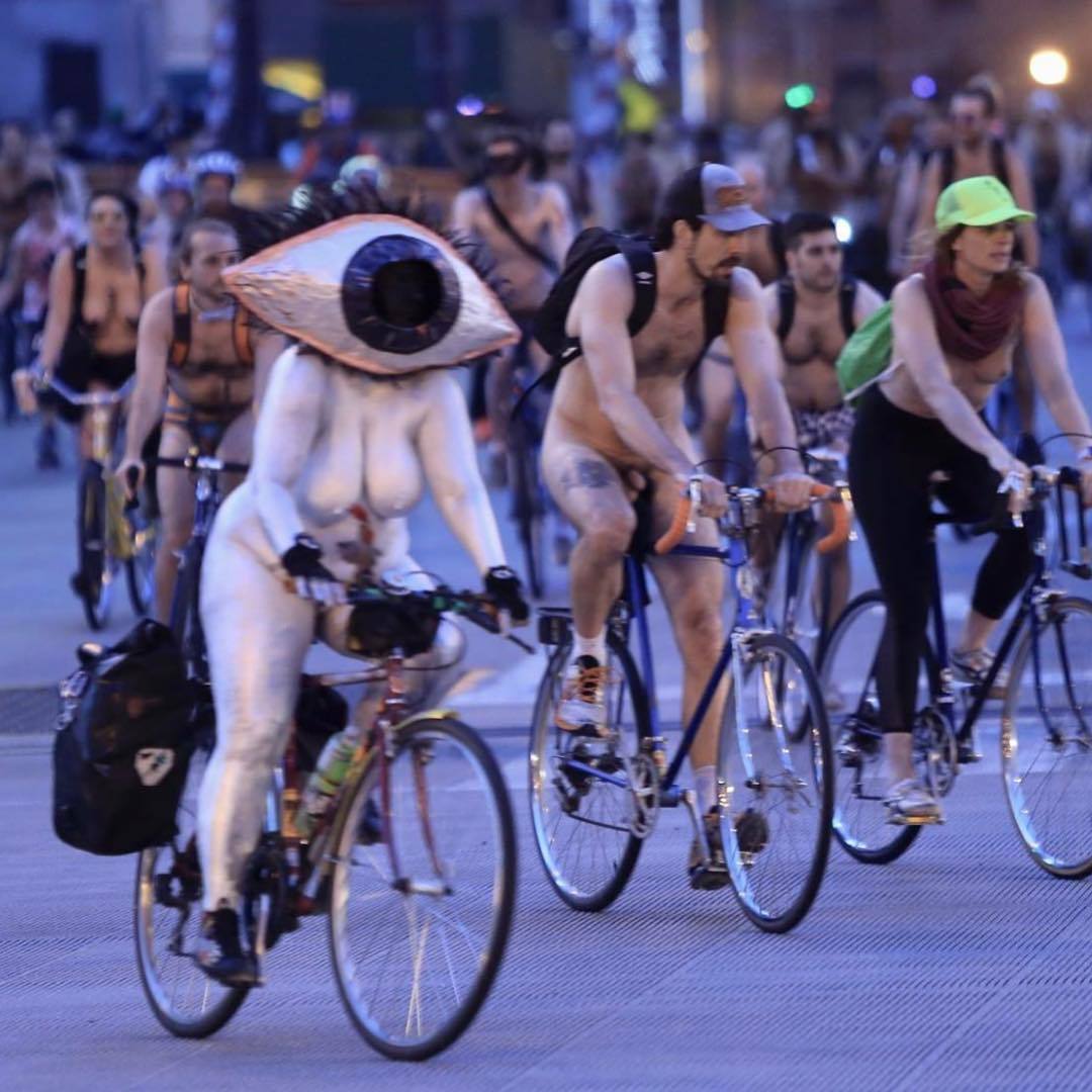 Naked bike ride in London - NSFW, 18+, Cyclist, London, , Longpost