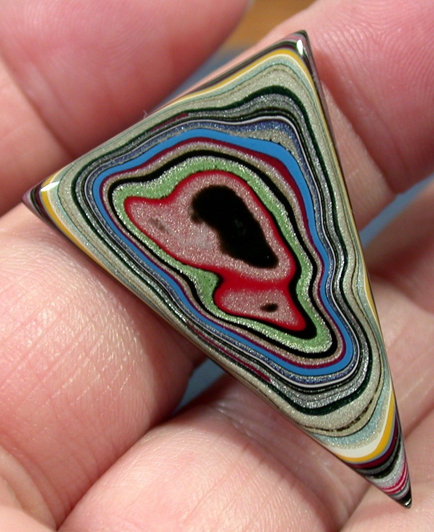 Rainbow Fordite: how artificial agate appeared due to the oversight of workers - Fordit, A rock, Paints, Artificial stone, Longpost